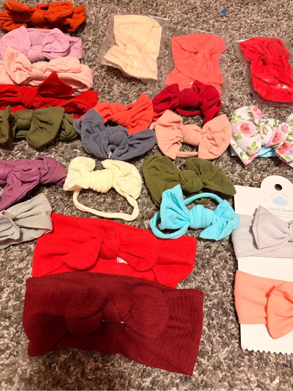 36 Baby Bow Headband Set - Assorted Colors